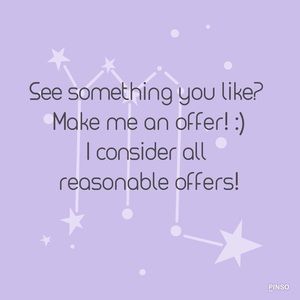 See something you like? Make me an offer :)